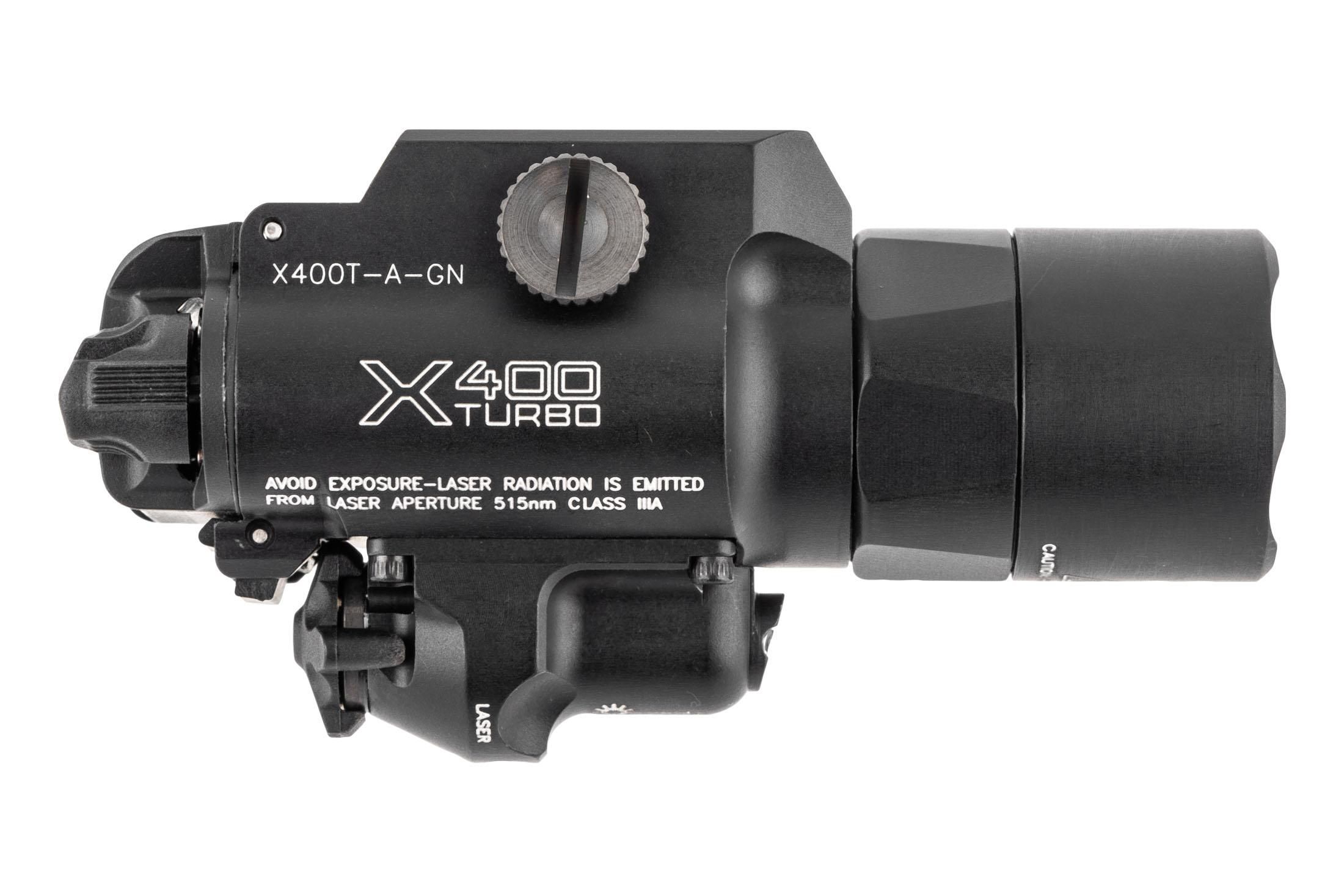 SureFire X400T-A Turbo Handgun Weapon Light with Red Laser - 600